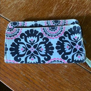 Pink black and whites thirty one wallet